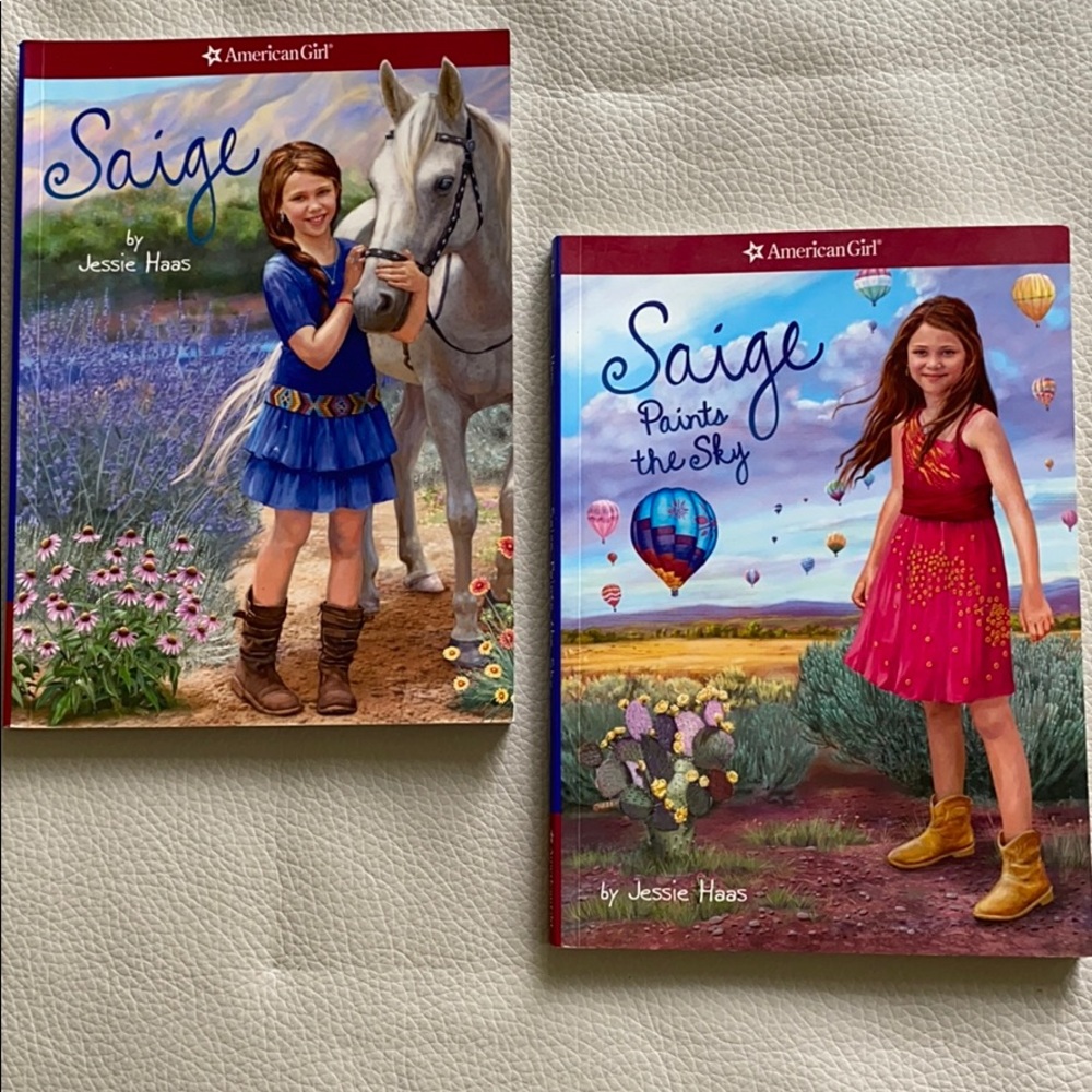 American Girl Doll books (Saige).